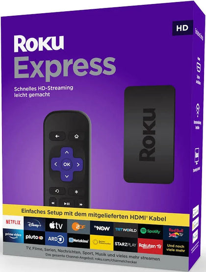 Roku Express HD Streaming Media Player *Collection Only*