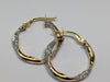 9ct Gold Glitter Earrings