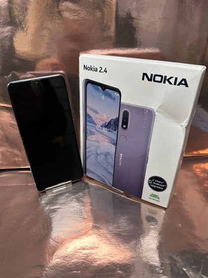 Nokia 2.4 - 32GB - Unblocked - Grey - Boxed.