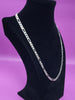 Silver Figaro Chain - 20" Long - 17.5 Grams - Halmarked ( 925 )