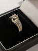 9ct White Gold & Diamond Ring - Size M - 3.06G
