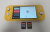 Nintendo Switch Lite (Yellow) Console with Mario Kart 8 & minecraft Loose Games