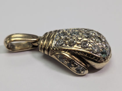 9ct Solid Gold Boxing Glove Pendant