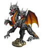 5 HEADED DRAGON STANDING ON SHIELD, 16" HIGHT 10" WIDTH 14" LENGHT, !!BRAND NEW!!
