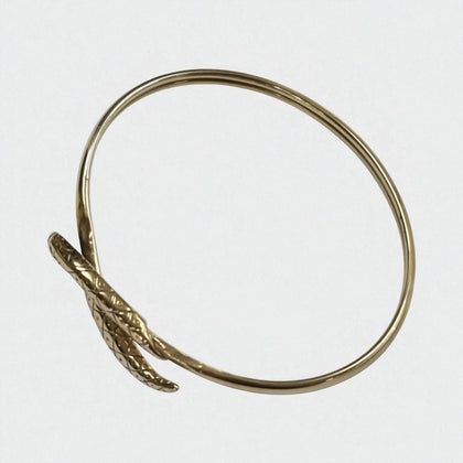 9ct Gold Snake Bangle