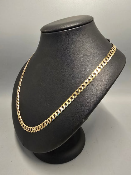 9ct Gold Necklace 375 10.5G 18'' in Length