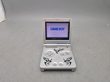 Game Boy Advance SP AGS-001 Console, Tribal Silver, Unboxed