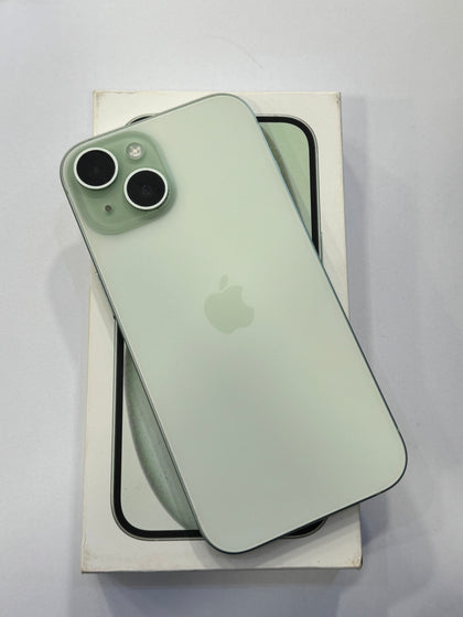Apple iPhone 15 - 128 GB - Green - Unlocked - 88% battery health