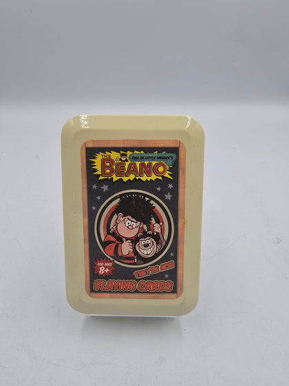 Beano retro cards in tin box