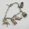 Silver Ornate Charm Bracelet - LEYLAND STORE