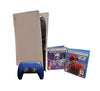 Sony PlayStation 5 Disc Version 825GB w/2 Games**Unboxed**