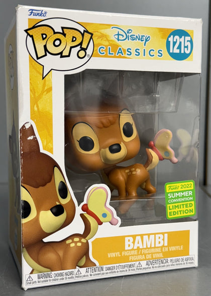 ** Collection Only ** Funko Pop! Disney Classics Bambi with Butterfly #1215