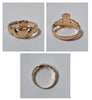 9 Carat Gold Claddagh Ring Size O/P