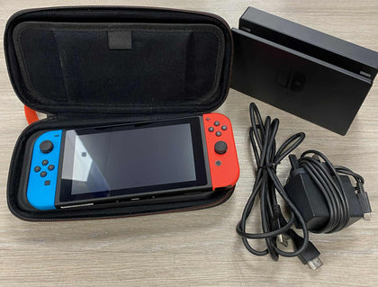 Nintendo switch with case and docking station