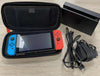 Nintendo switch with case and docking station