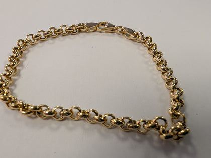 9ct  Gold Belcher Bracelet