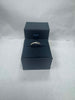 1.33g 9ct White Gold Twisted Ring - Size N - **Hallmarked**