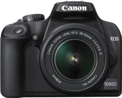 Canon EOS 1000D Digital SLR Camera EF-S 18-55mm & Case - 10MP