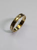 14CT GOLD PATTERNED WEDDING BAND RING