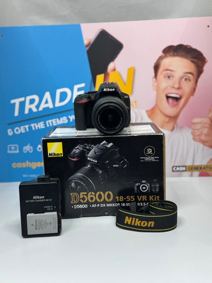 Nikon D5600 DSLR Camera, 18-55mm Lens VR Kit