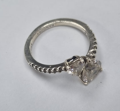 Silver Pandora Ring Size L1/2