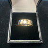 9ct GOLD WEDDING BAND 375 3.3G Size W 6mm in diameter