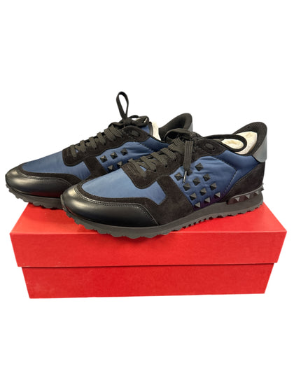 Valentino Garavani Rockstud Sneakers Blue Black