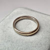 18ct White Gold Wedding Band Size M