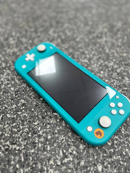 Nintendo Switch Lite - Turquoise - Animal Crossing: New Horizons Timmy & Tommy Edition (No DLC) ** Collection Only - Wythenshawe **