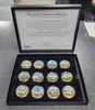 Landmarks of London Coin Collection (12 Coins) Gold Plated Base Metal