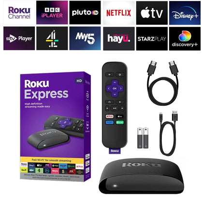 Roku Express HD Streaming Media Player UNBOXED