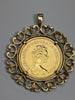 1976 Full Gold Sovereign + 9ct Mount