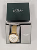 Rotary Men's Gold Plated Stainless Steel Bracelet Watch