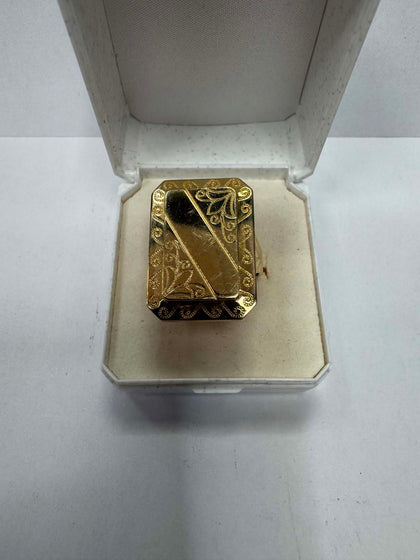 6.6g 14ct Gold Ring - Size W -**Hallmarked**