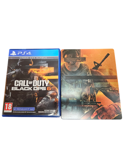 Playstation 4 Slim 500gb with Call of Duty Black Ops 6 Cross-Gen Bundle Game