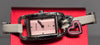 Fossil F2 Tank Style Watch With Heart Charm Pink. ***Boxed***