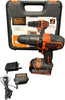 Black Decker 18V 1 x 2Ah Li Ion Brushed Cordless Combi Drill KFBCD701D1K **Store Collection Only**