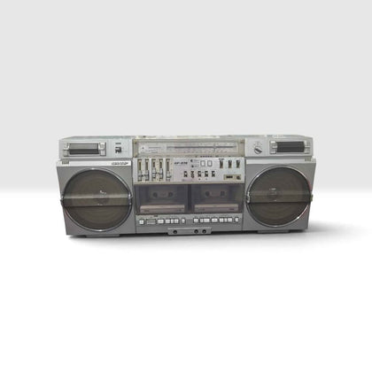 Sharp GF-575 Stereo Boombox – Vintage Portable Radio Cassette Player