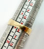 9ct Yellow Gold Cross Over Ring Size R