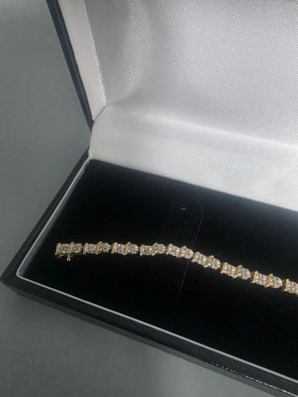 9ct Gold B/Let 375 5.3G 8'' in Length
