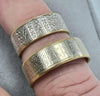 18ct Yellow/White Gold Pair Rings