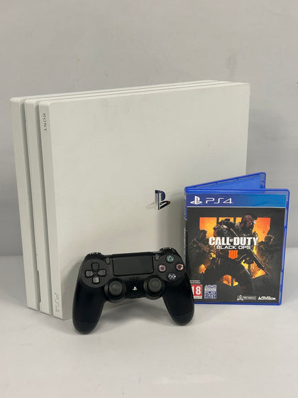 Playstation 4 Pro 1TB Glacier White Package