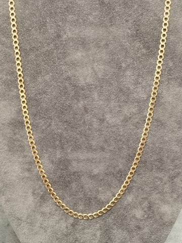 9ct Yellow Gold Curb Chain
