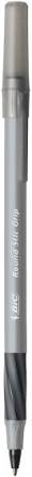 BIC Round Stic Grip Extra Comfort Ballpoint Pens