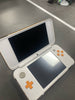 2DS XL Console, w/AC Adapter, White & Orange