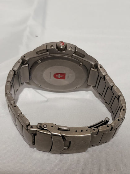 Swiss Military CX Paratrooper Titanium Blue Dial Men's Chronograph Watch
