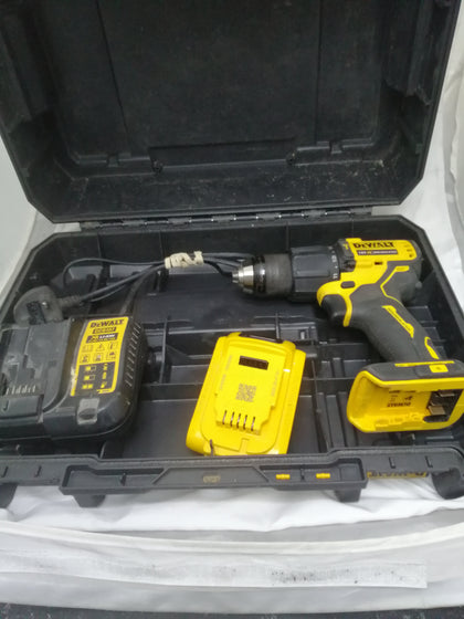 DeWalt DCD709D1 Xr 18V Brushless Compact Combi Hammer Drill with 1x 2.0Ah Battery