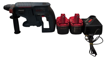Bosch GBH 24 V 24V Cordless SDS Hammer Drill Kit AL2450 Charger, 2 X 24 Volt 2.Ah Batteries