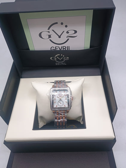 Gv2 - Bari Diamond 9254B Swiss Quartz Diamond Watch