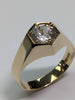 9ct gold ring with extra large stone